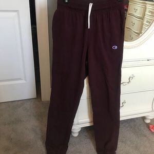 Maroon champion joggers
